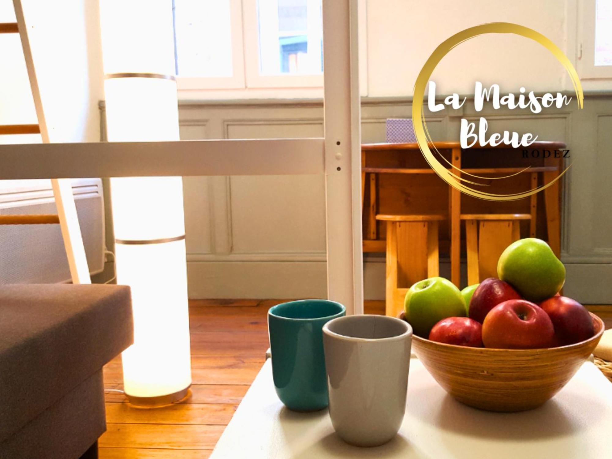 La Maison Bleue, Un Emplacement De Choix A Rodez Eksteriør bilde